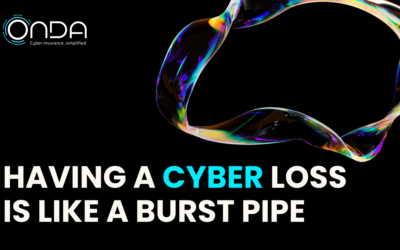 Having a cyber loss is like a burst pipe